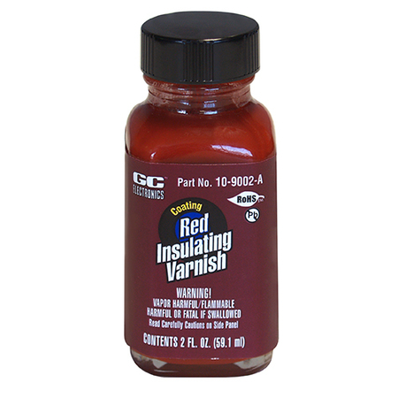 Gc Electronics Coating Red Insulating Varnish 2 oz 10-9002-A